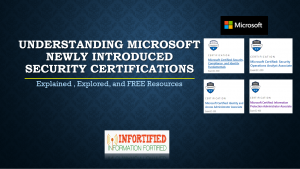 Read more about the article Understanding Microsoft Newly Introduced Security Certifications